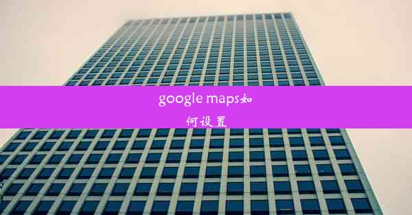 google maps如何设置