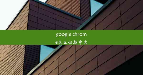 google chrome怎么切换中文