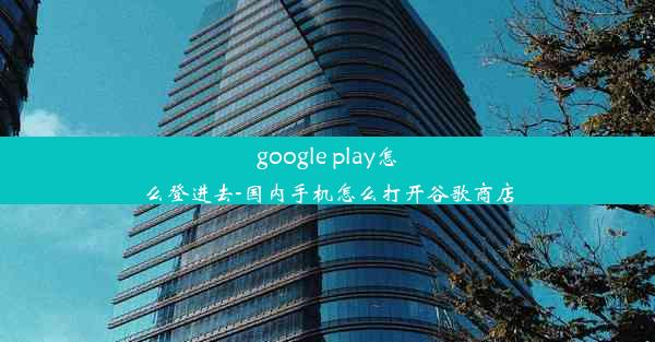 google play怎么登进去-国内手机怎么打开谷歌商店