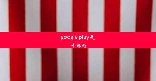 google play是干嘛的