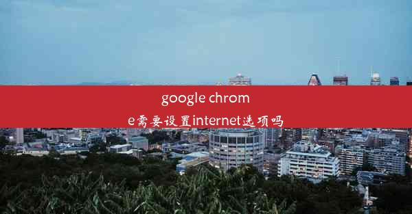 google chrome需要设置internet选项吗