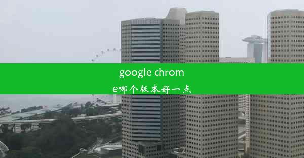 google chrome哪个版本好一点