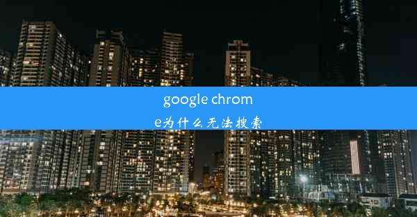 google chrome为什么无法搜索