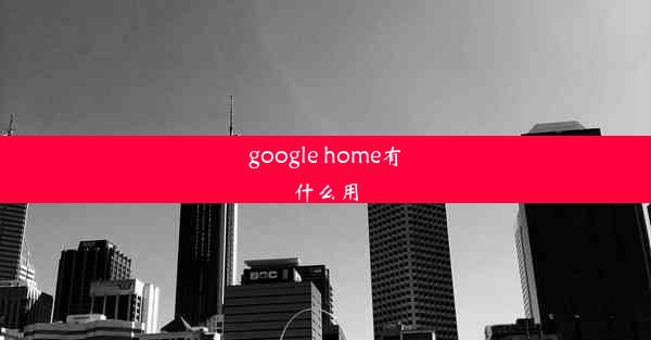 google home有什么用