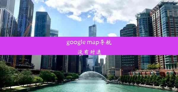 google map导航没有时速