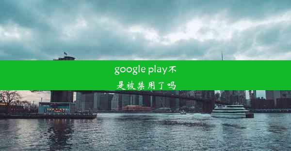 google play不是被禁用了吗