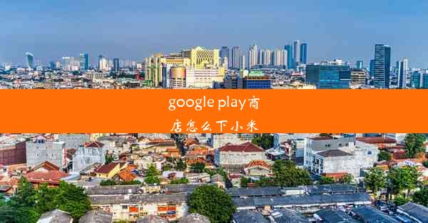 google play商店怎么下小米