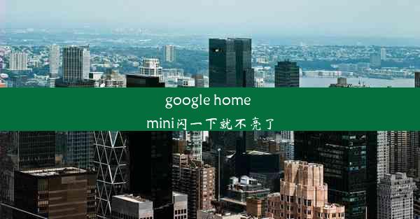 google home mini闪一下就不亮了