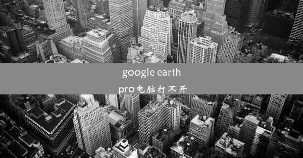 google earth pro电脑打不开