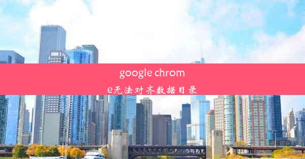 google chrome无法对齐数据目录