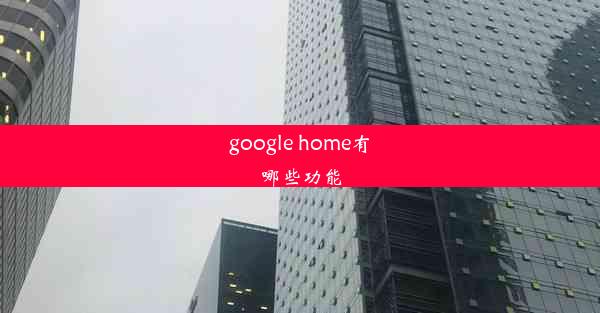 google home有哪些功能