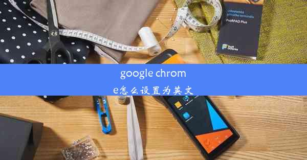 google chrome怎么设置为英文