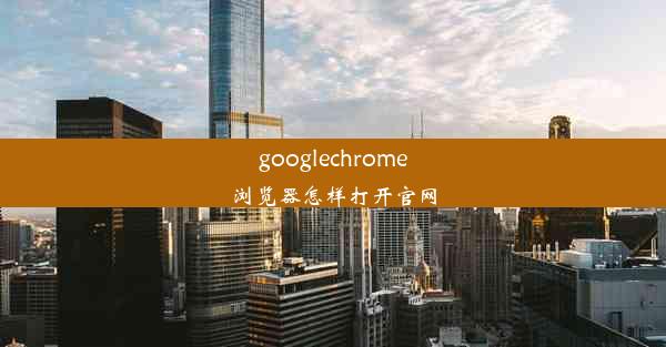 googlechrome浏览器怎样打开官网