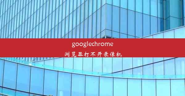 googlechrome浏览器打不开录像机