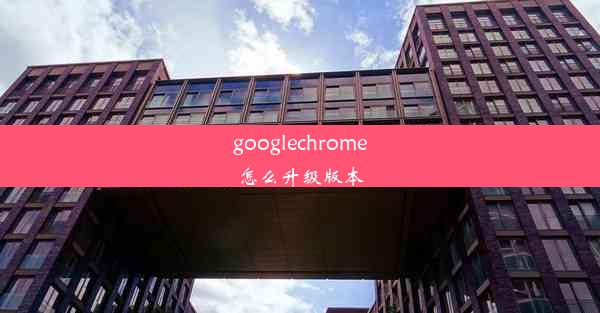 googlechrome怎么升级版本