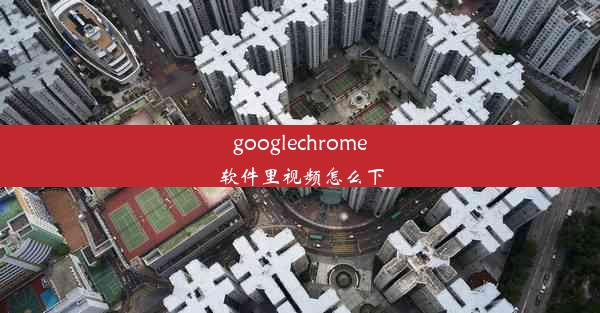 googlechrome软件里视频怎么下