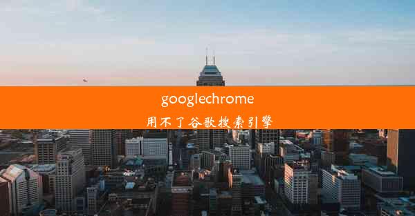 googlechrome用不了谷歌搜索引擎