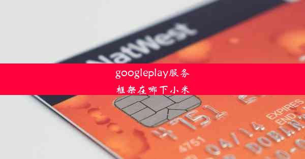 googleplay服务框架在哪下小米