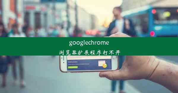 googlechrome浏览器扩展程序打不开