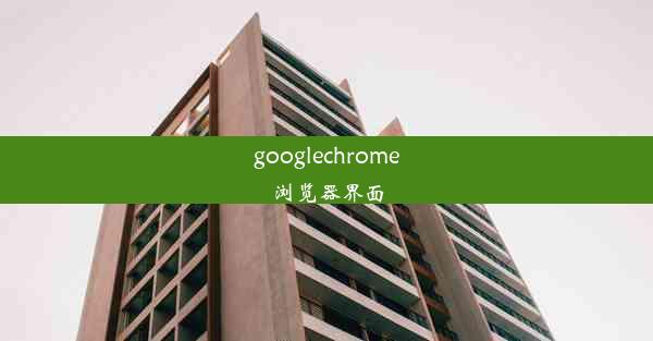 googlechrome浏览器界面