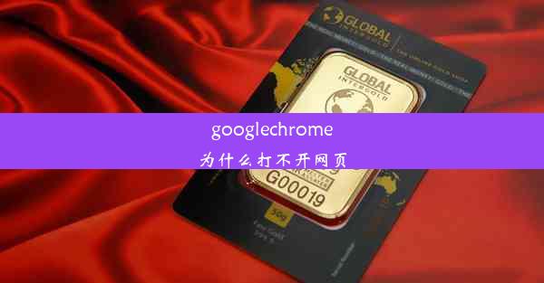 googlechrome为什么打不开网页