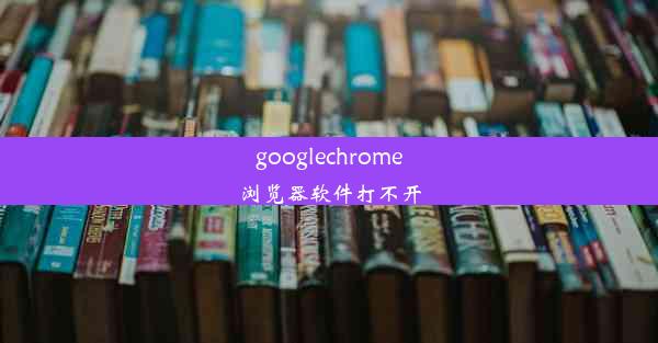 googlechrome浏览器软件打不开