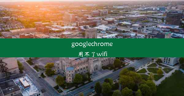 googlechrome用不了wifi