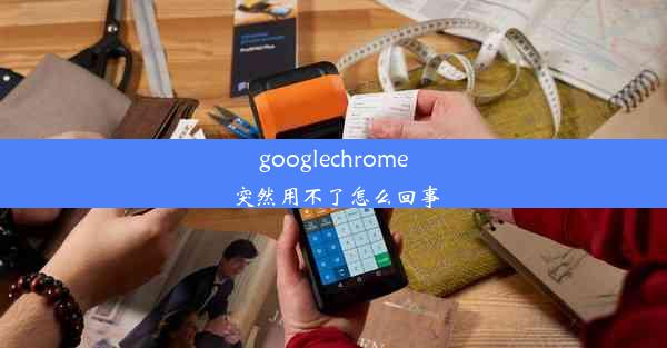 googlechrome突然用不了怎么回事