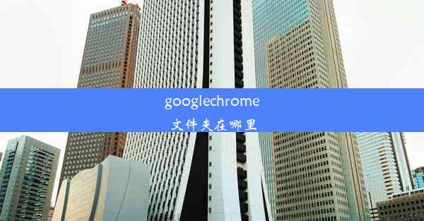 googlechrome文件夹在哪里